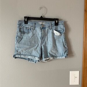 Light Blue Denim Women's Jean Shorts